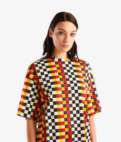 Stripe Yellow T-shirt Fir Girl