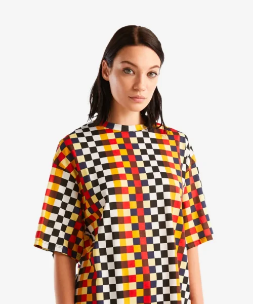 Stripe Yellow T-shirt Fir Girl
