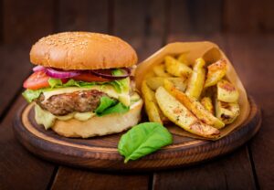 Burger with Meat