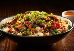 Fried Rice served