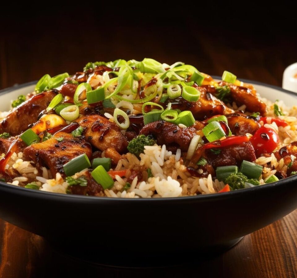 Fried Rice served
