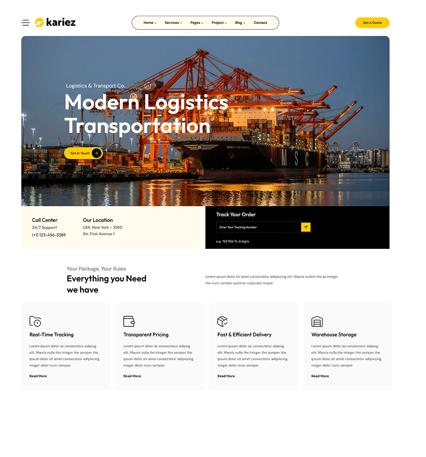 International Shipping