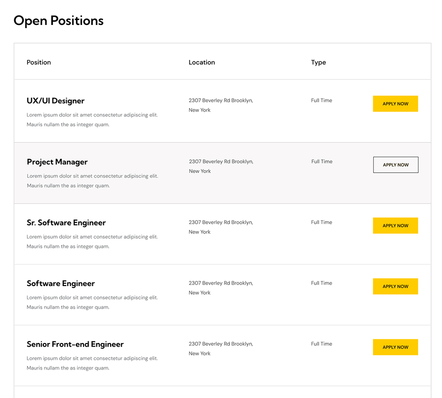Terms Page