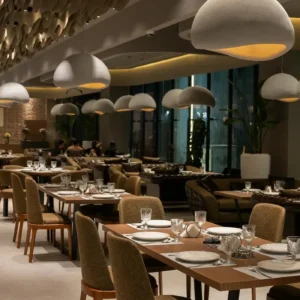 Upscale Restaurant with Open Kitchen