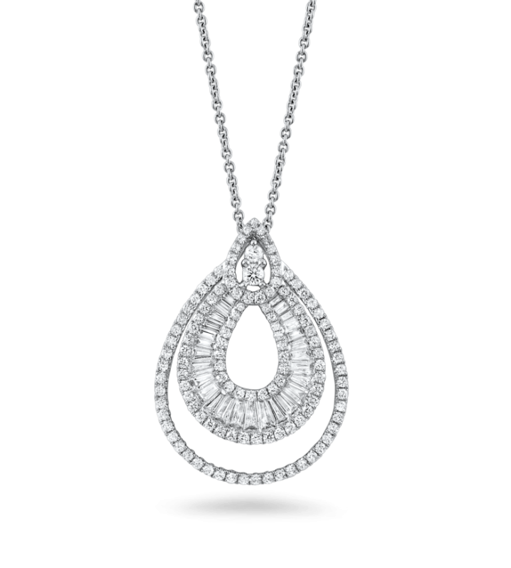 Diamond Spiral Necklace
