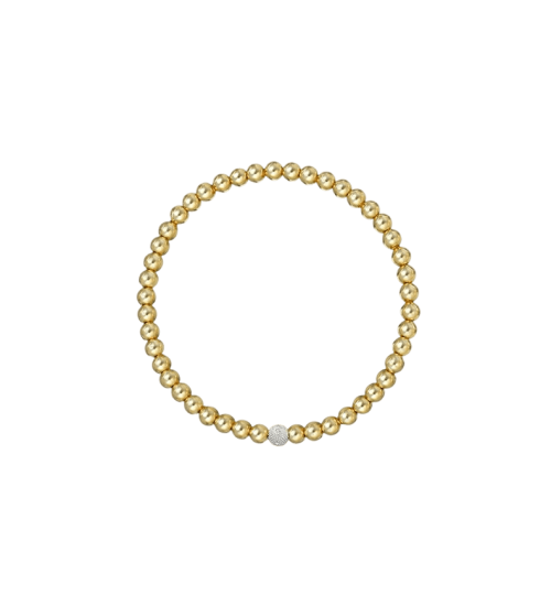 Gold Bead Bracelet