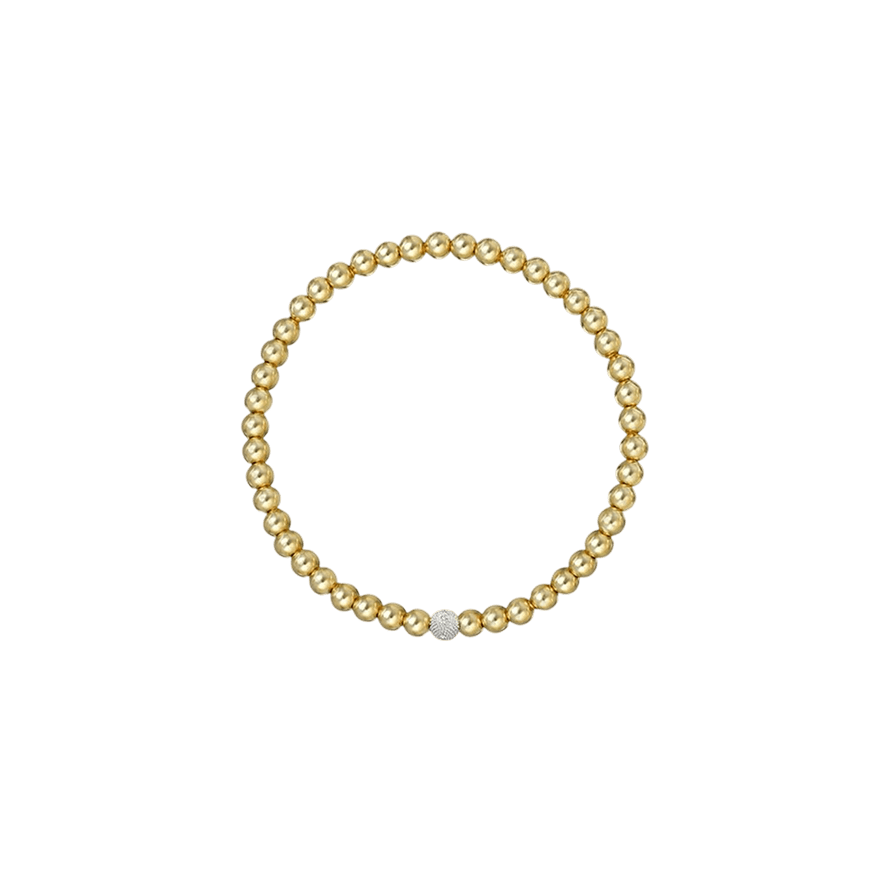 Gold Bead Bracelet