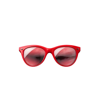 Red cat eye sunglasses