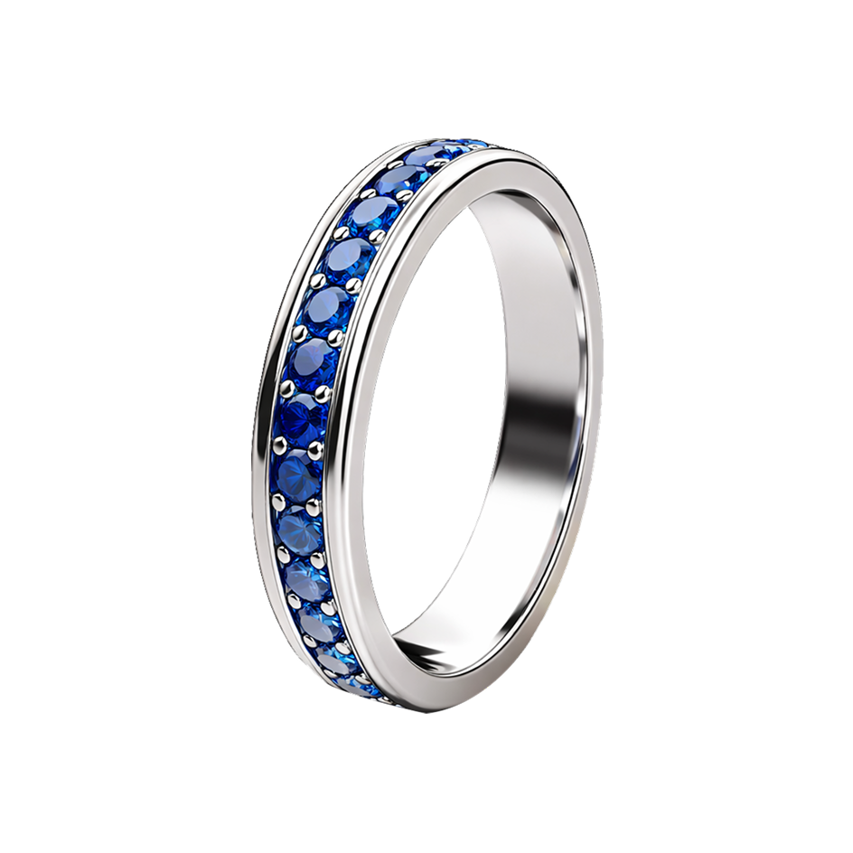 Elongated Cushion Cut Ring