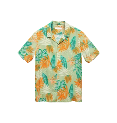 Printed fluid regular-fit shirt