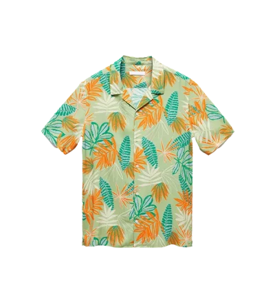 Printed fluid regular-fit shirt