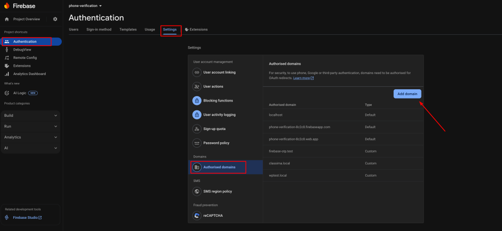 How to setup Firebase – All Classified Listing Addons