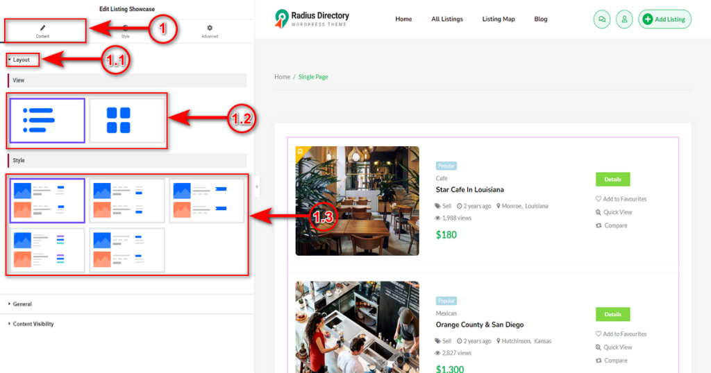 Listing Showcase – All Classified Listing Addons