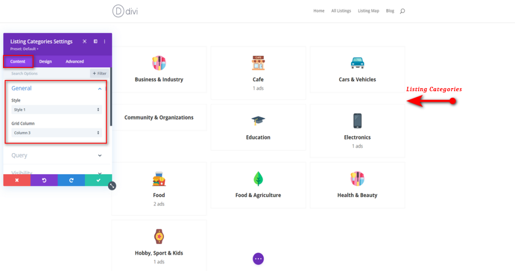 Listing Categories – All Classified Listing Addons