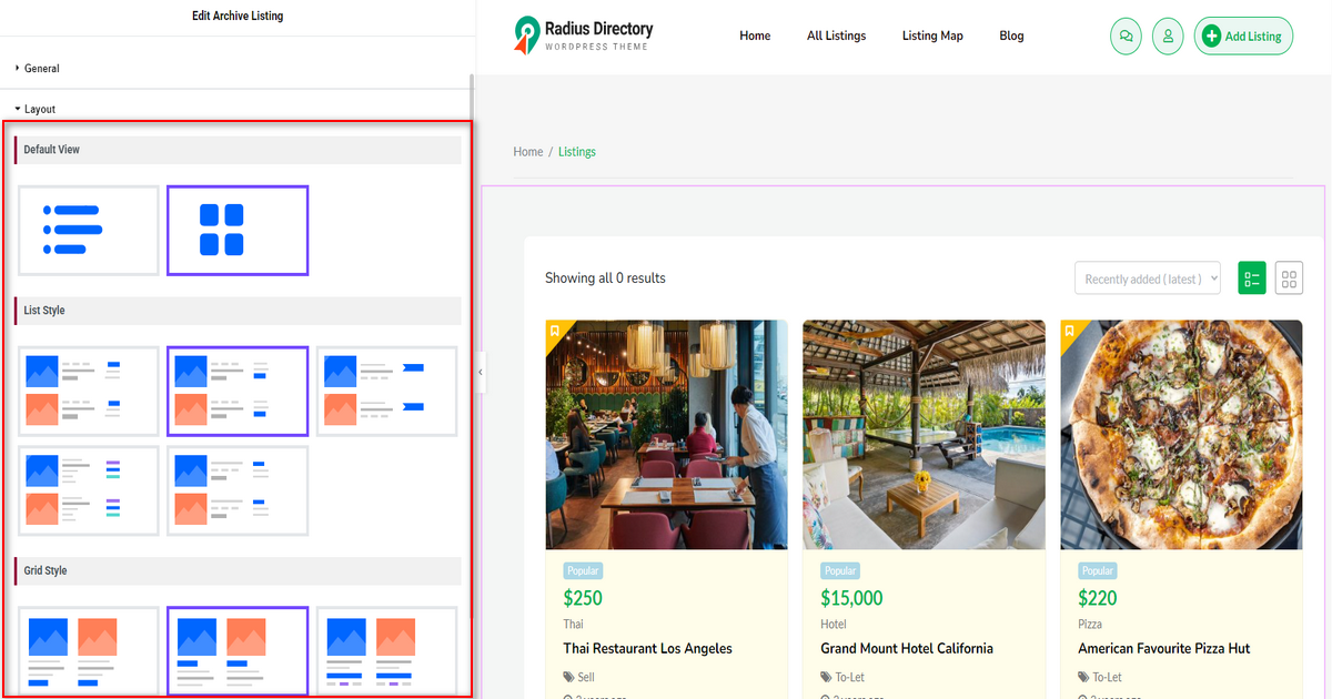 Archive Listing – All Classified Listing Addons