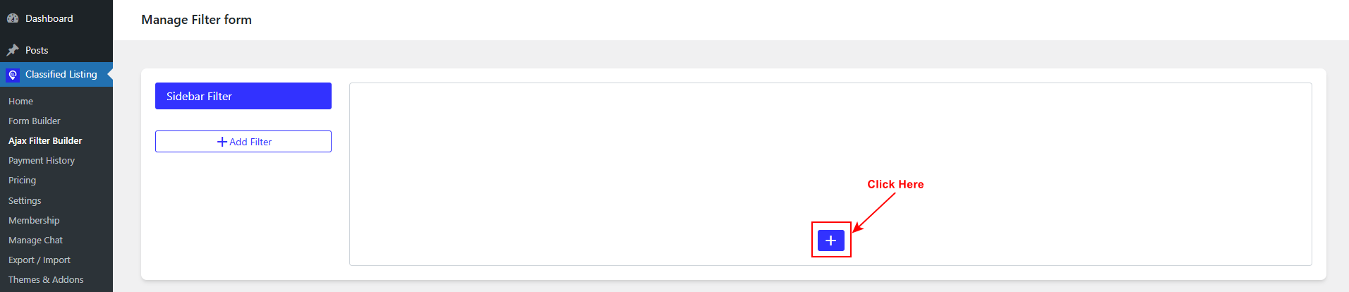 Add Filter Items - Classified Listing Main Documentation