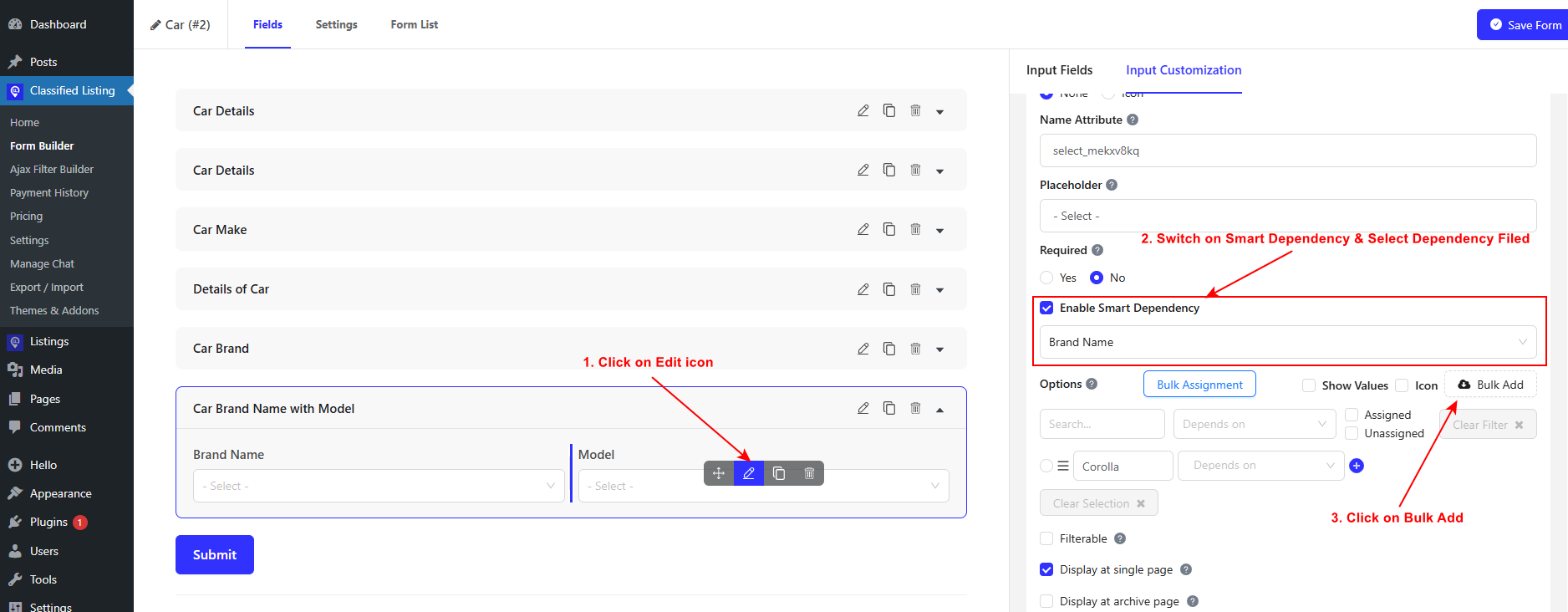 Smart Dependency Setup
