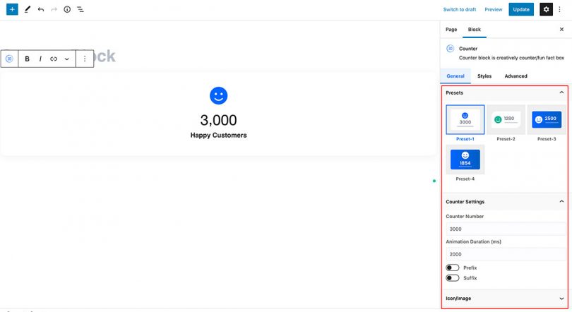 Counter Block – Radius Blocks – Documentation