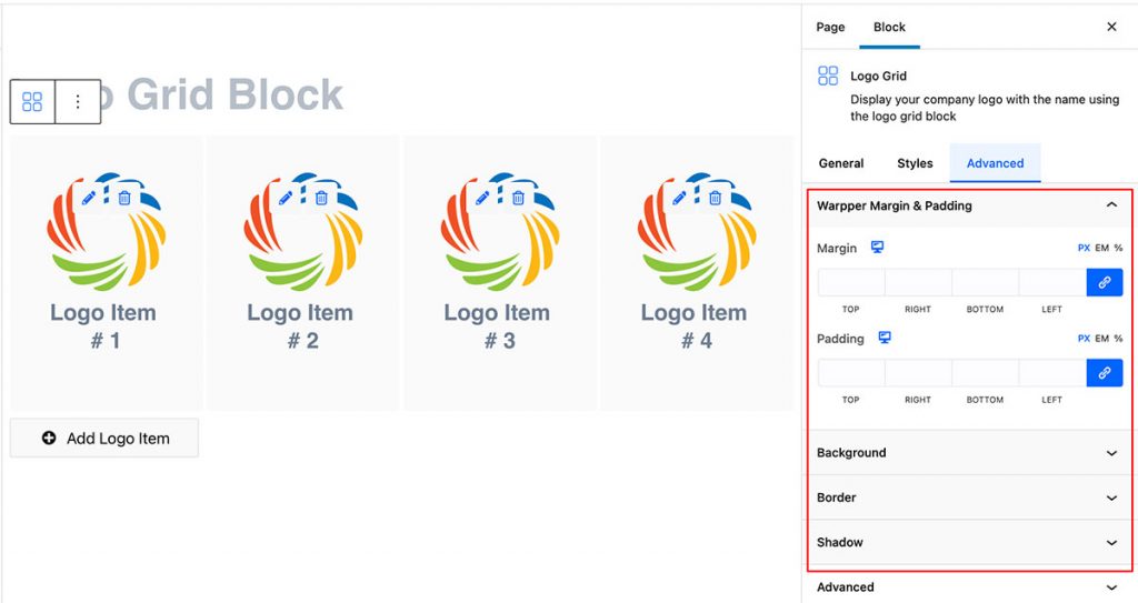 Logo Grid Block – Radius Blocks – Documentation