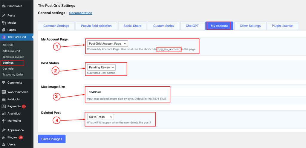 Front End Submission [PRO] – Post Grid Plugin for WordPress