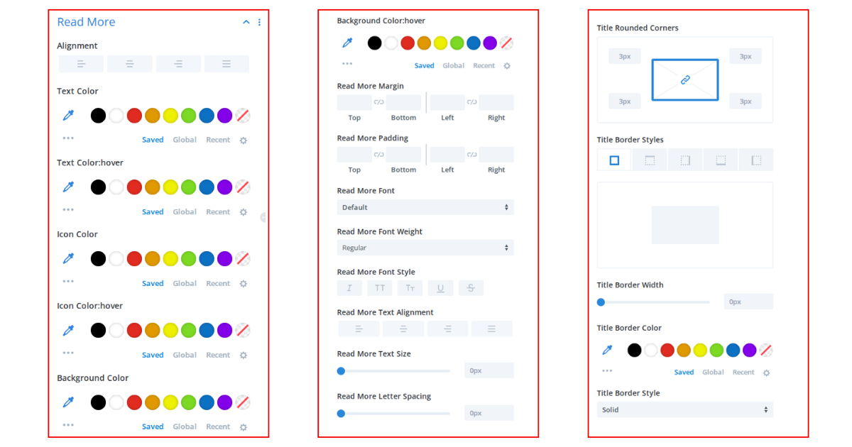 Design Tab – Post Grid Plugin for WordPress