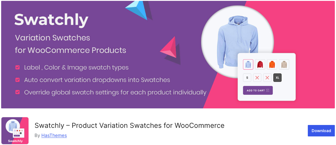Swatchly — Variation Swatches for WooCommerce