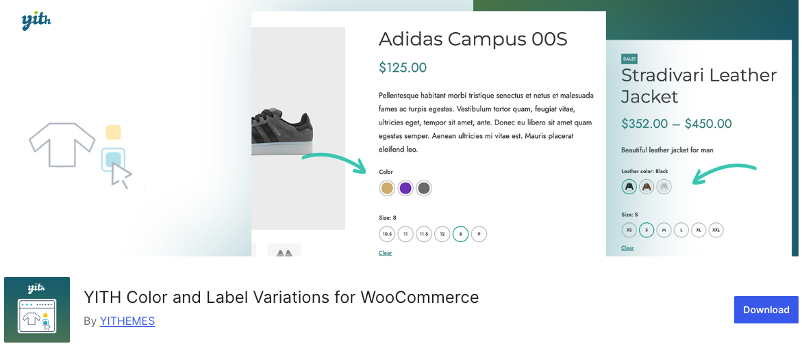 YITH Color and Label Variations for WooCommerce