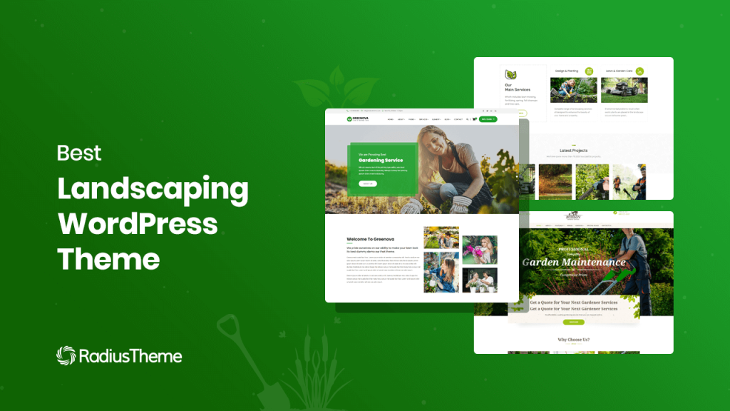 Landscaping WordPress Theme