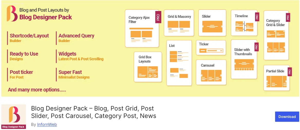 Blog Designer Pack