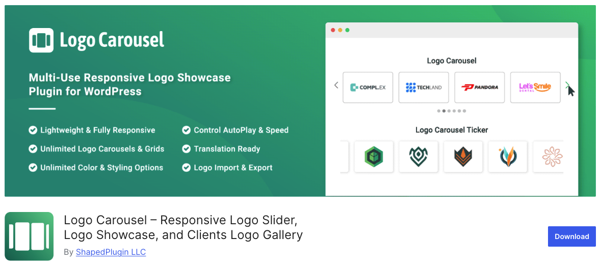 Logo Carousel by ShapedPlugin
