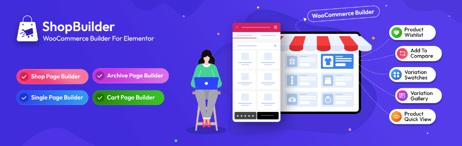 ShopBuilder - WooCommerce builder for Elementor