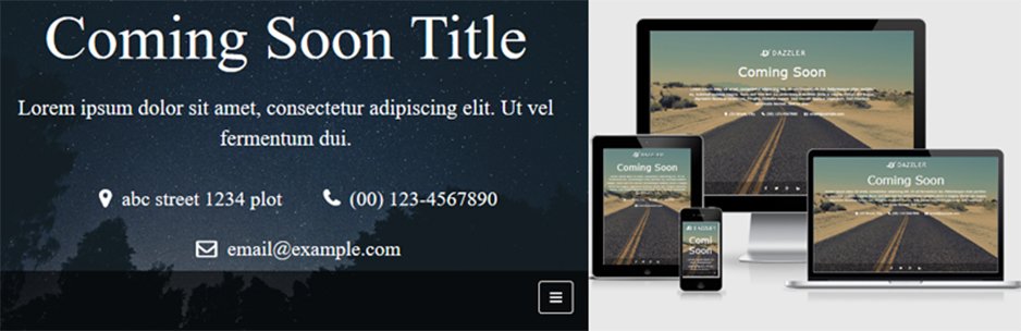 Coming Soon, Under Construction & Maintenance Mode by Dazzler