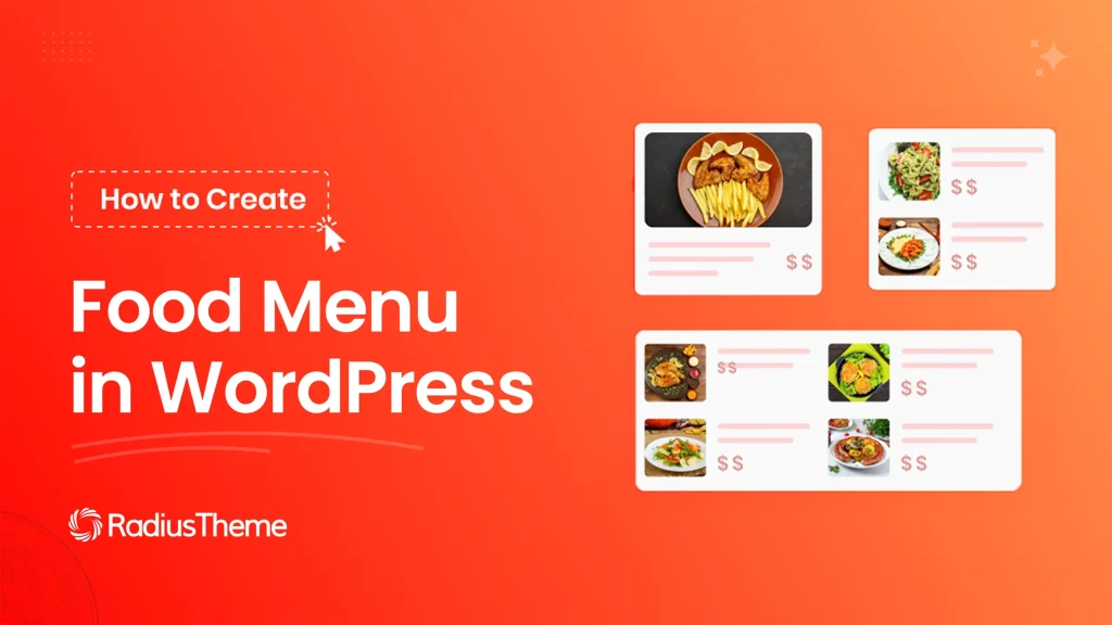 How To Create Restaurant Food Menu in WordPress Website