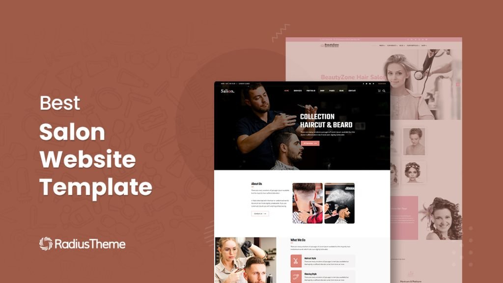 Salon Website Template