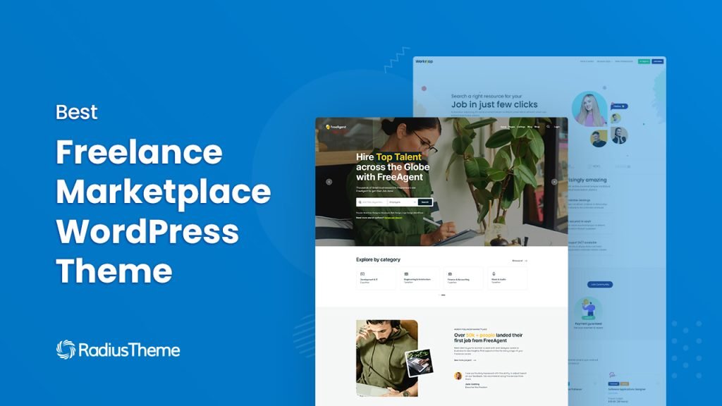 Best freelance marketplace WordPress theme