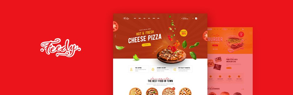 Feedy - Healthy Fast Food Delivery & Diet Nutrition WordPress Theme