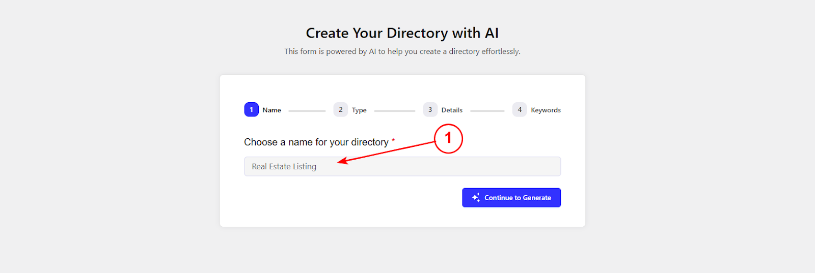 enter your directory name