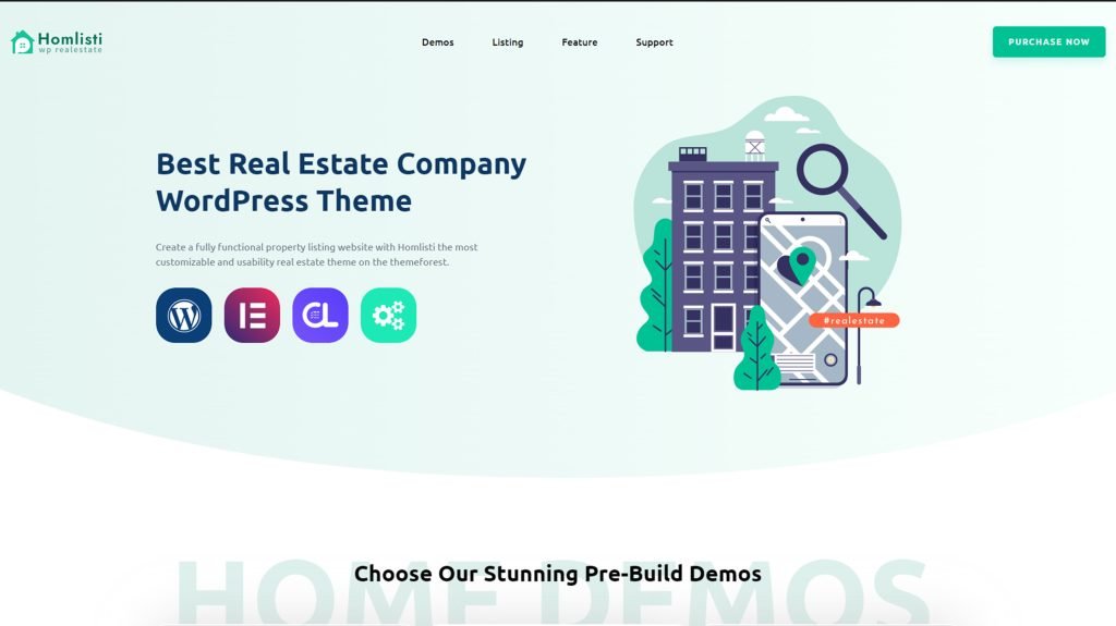 Homlisti - Airbnb property listing WordPress theme