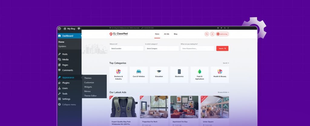 Install a Free Theme