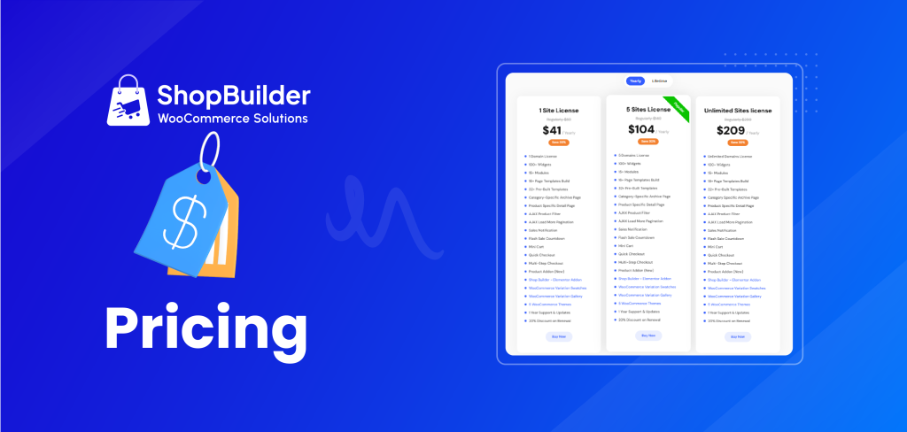 ShopBuilder Pricing
