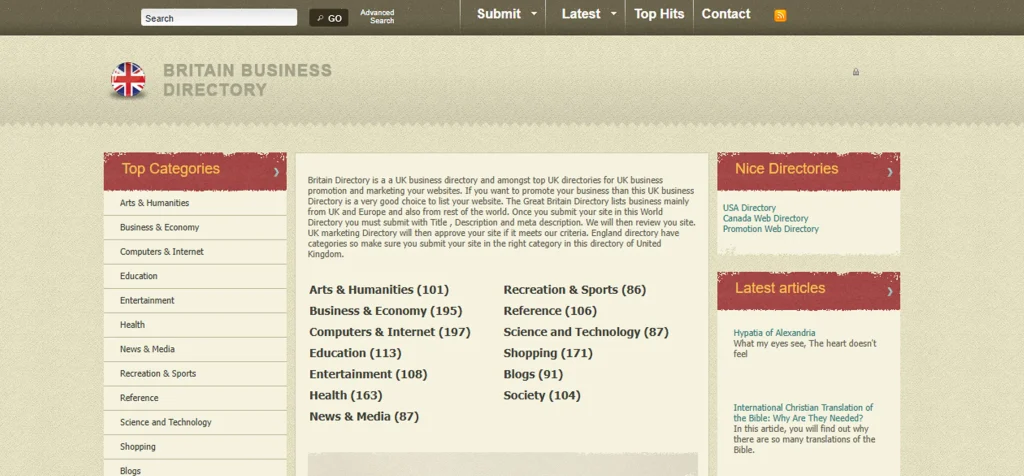 Britain Business Directory