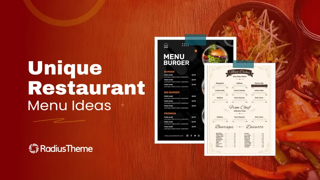 Restaurant Menu Ideas