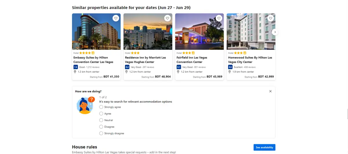 Similar products upselling example