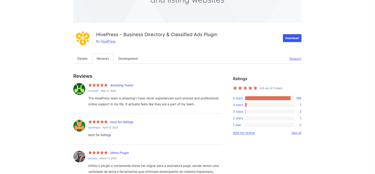 HivePress Reviews