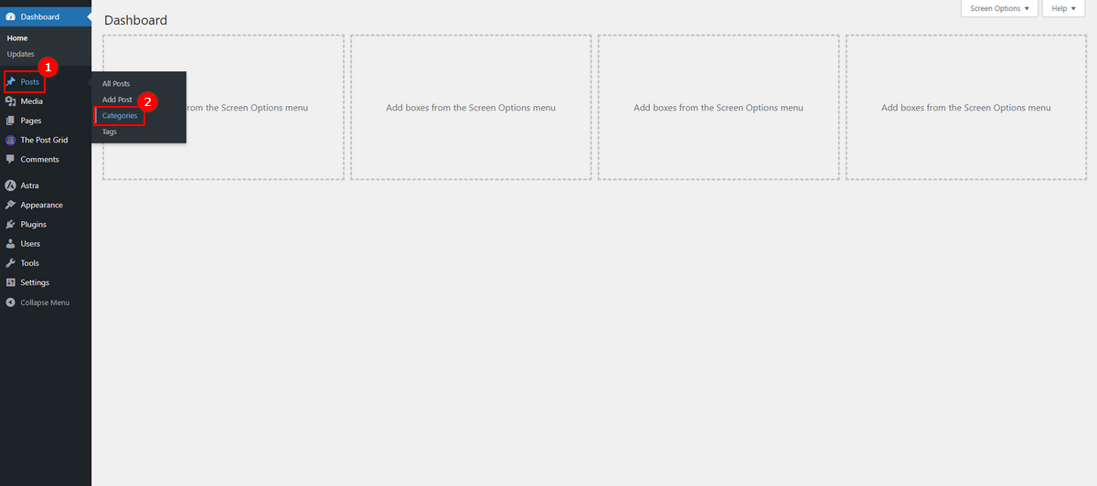 add categories and tags