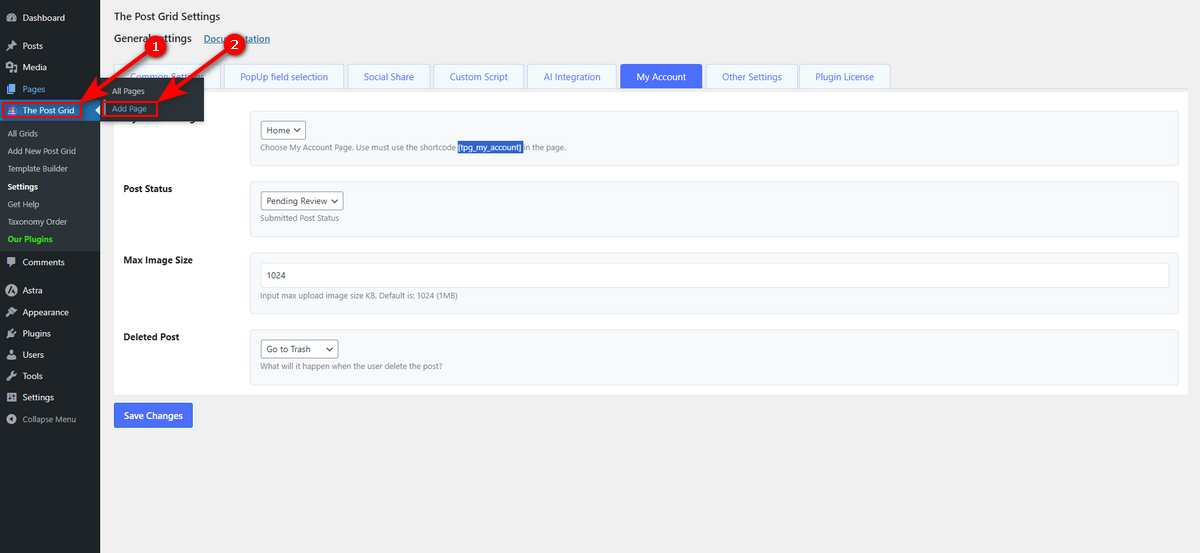 Add Page