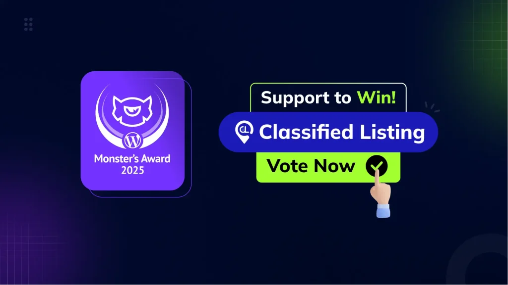vote for Classified Listing plugin