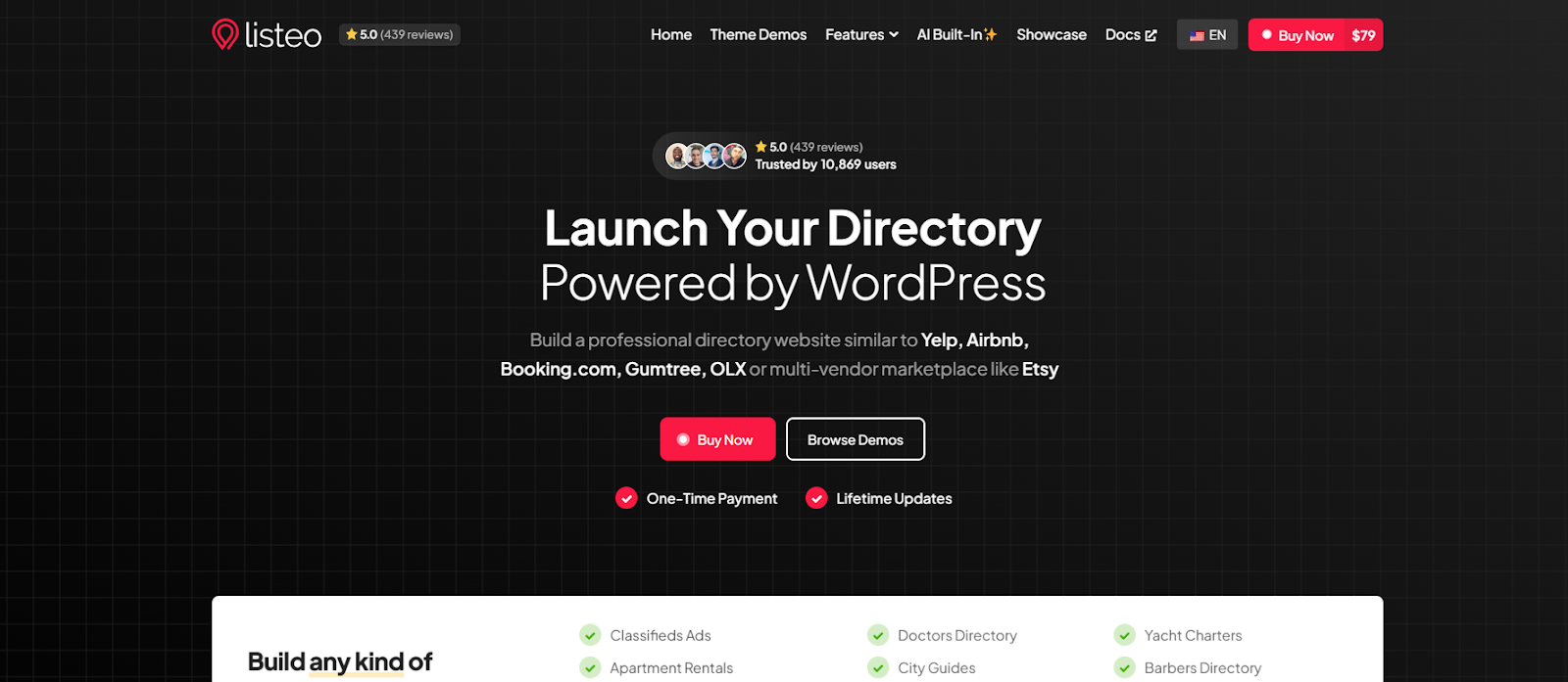 directory like Yelp or TripAdvisor,