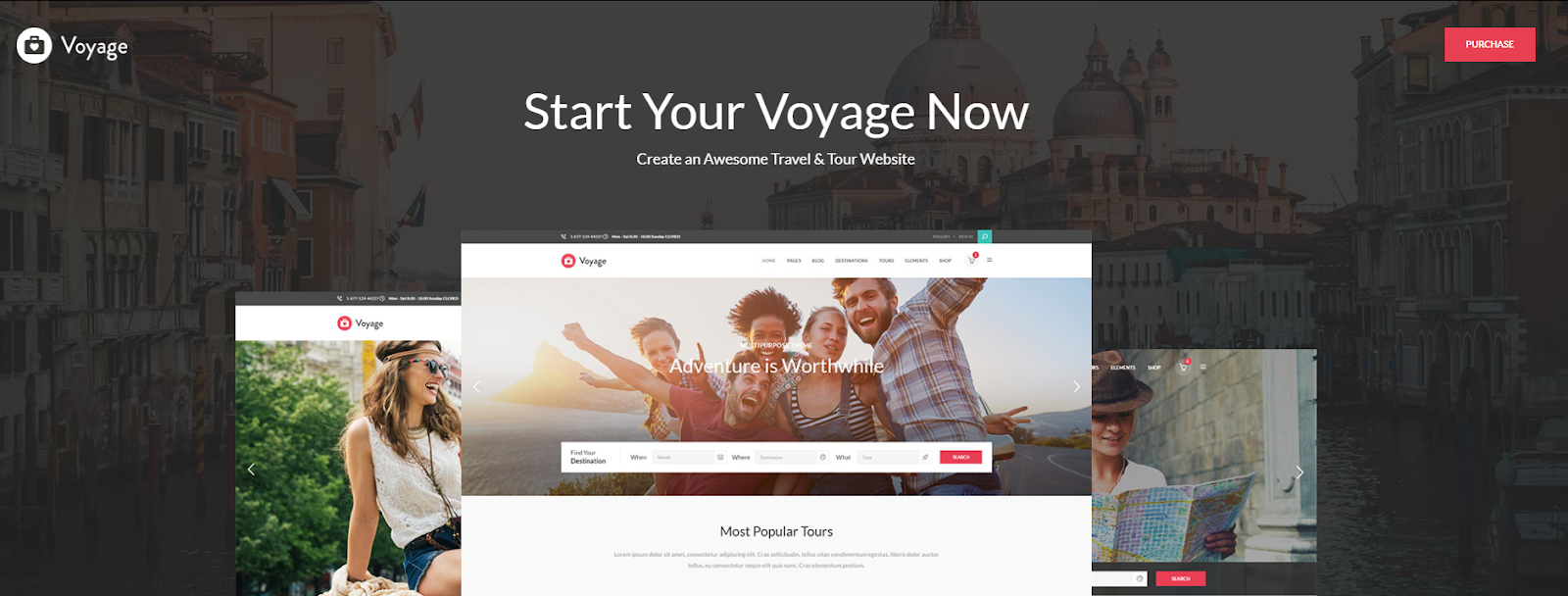 Voyage theme