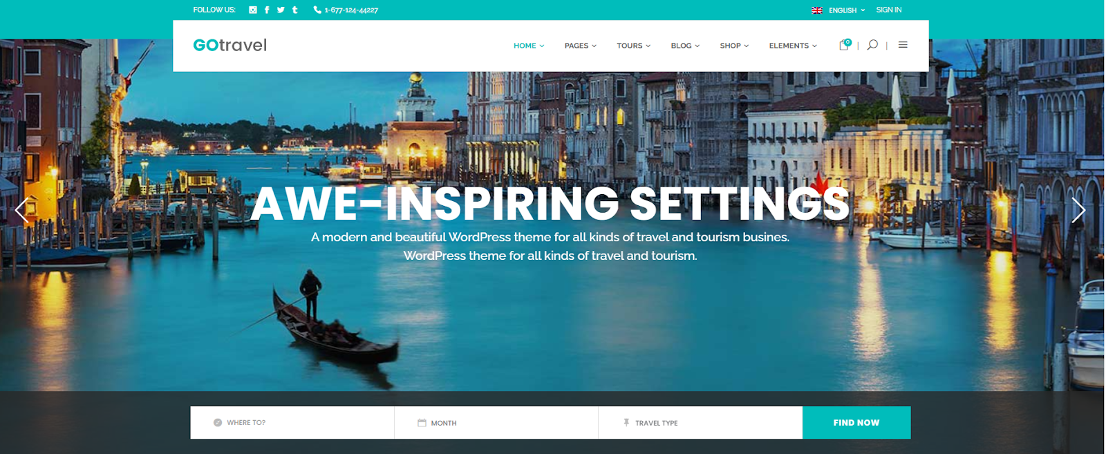 GoTravel Theme